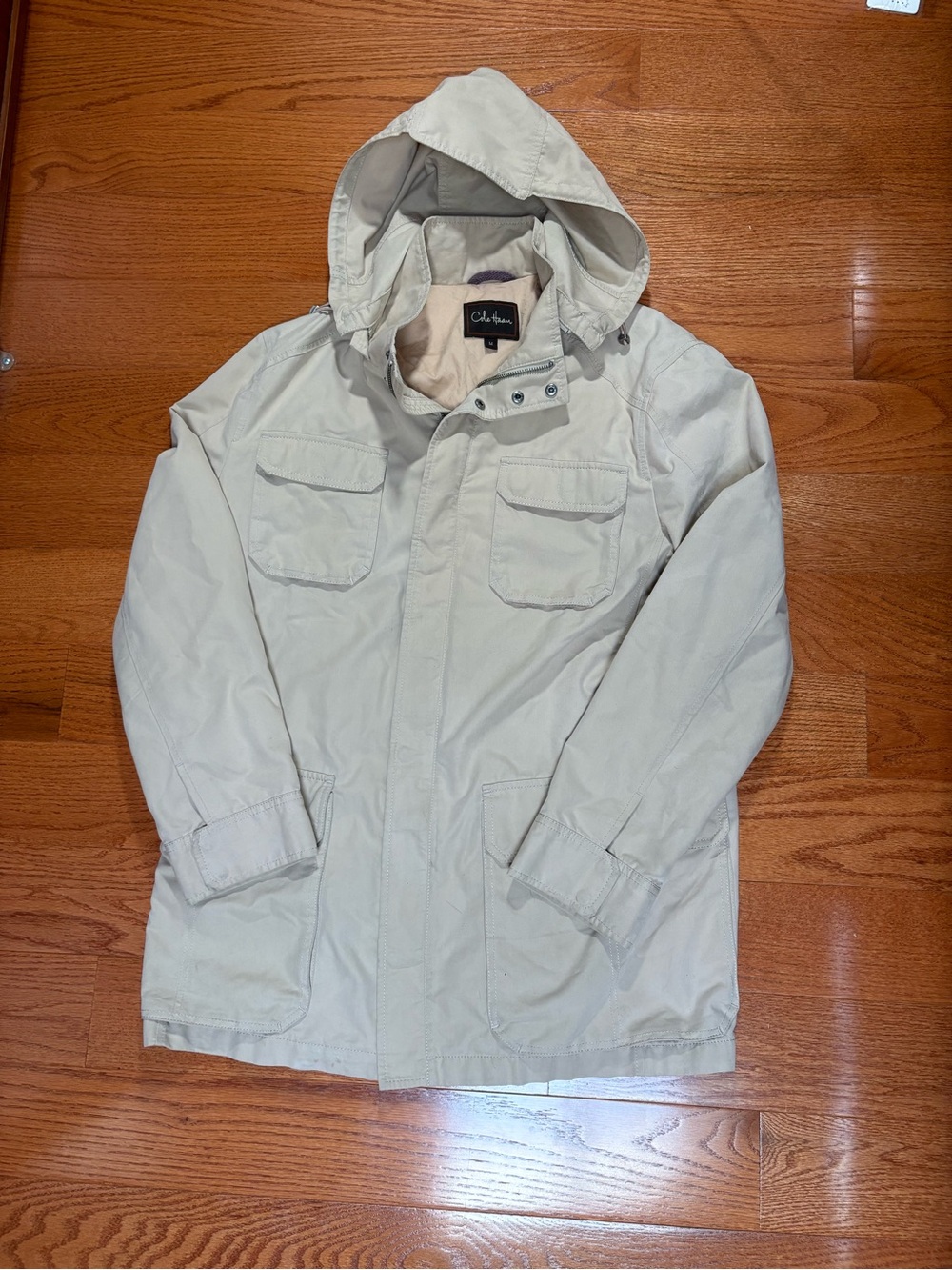Cole Haan Men’s cream and Grey Jacket